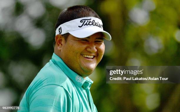 Prom Meesawat of Thailand during the practice round of the Queen's Cup Presented By Bangchak at Phoenix Gold Golf and Country Club on June 26, 2018...