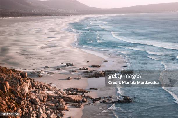 noordhoek beach - noordhoek beach stock pictures, royalty-free photos & images