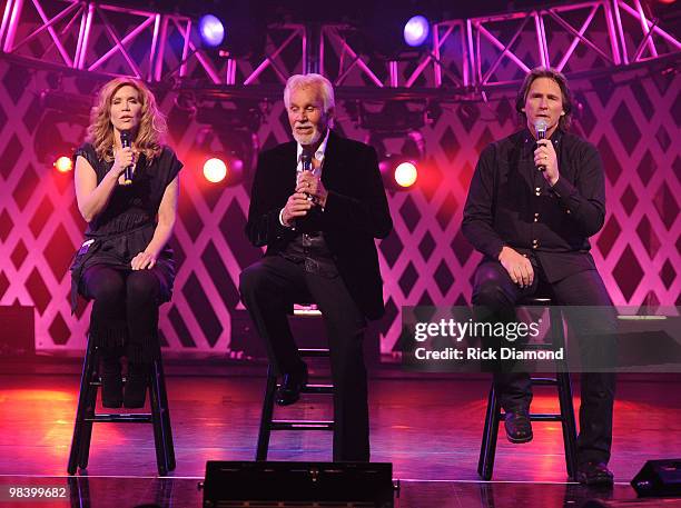 Recording Artists Alison Krauss, Honoree Kenny Rogers and Billy Dean Perform at Kenny Rogers: The First 50 Years show at the MGM Grand at Foxwoods on...