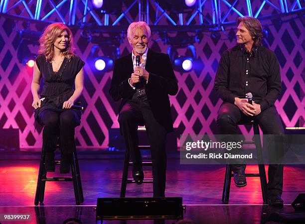 Recording Artists Alison Krauss, Honoree Kenny Rogers and Billy Dean Perform at Kenny Rogers: The First 50 Years show at the MGM Grand at Foxwoods on...