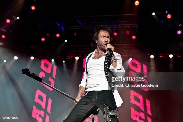 Paul Rodgers of Bad Company performs on stage at Wembley Arena on April 11, 2010 in London, England.