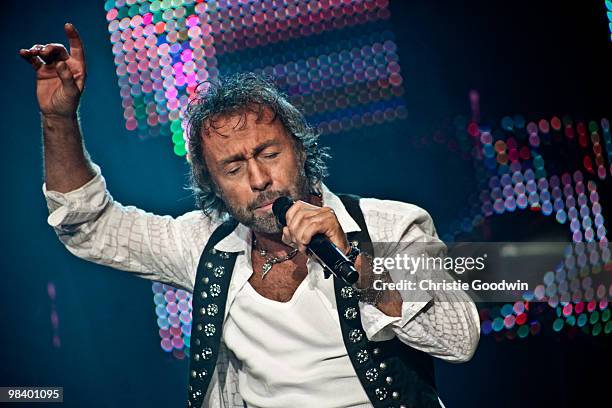 Paul Rodgers of Bad Company performs on stage at Wembley Arena on April 11, 2010 in London, England.