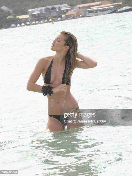 Annalynne McCord visits the Westin Dawn Beach Hotel in St. Maarten at Tantra Nightclub and Sanctuary on April 10, 2010 in Netherlands Antilles.