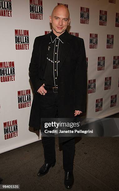 Michael Cerveris attends the opening of "Million Dollar Quartet" at Nederlander Theatre on April 11, 2010 in New York City.