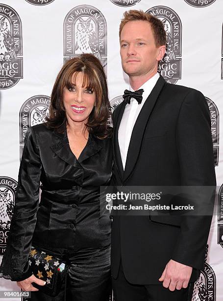 Neil Patrick Harris and Kate Linder attend the 42nd Annual Academy of Magical Arts Awards at Avalon on April 11, 2010 in Hollywood, California.