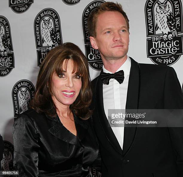 Actors Kate Linder and Neil Patrick Harris attend the 42nd Annual Academy of Magical Arts Awards at Avalon Hollywood on April 11, 2010 in Hollywood,...