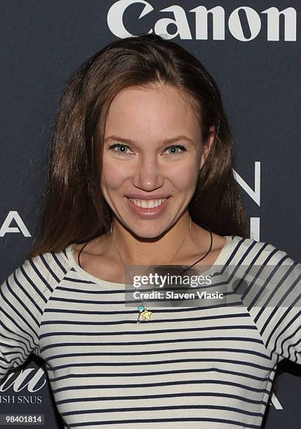 Actress Natalie Gal attends the Gen Art Film Festival screening of "The Wild Hunt" at the School of Visual Arts Theater on April 11, 2010 in New York...