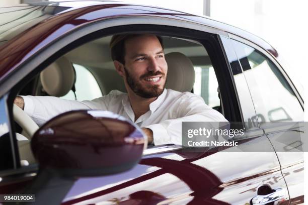 businessman in car - person luxury goods business stock pictures, royalty-free photos & images