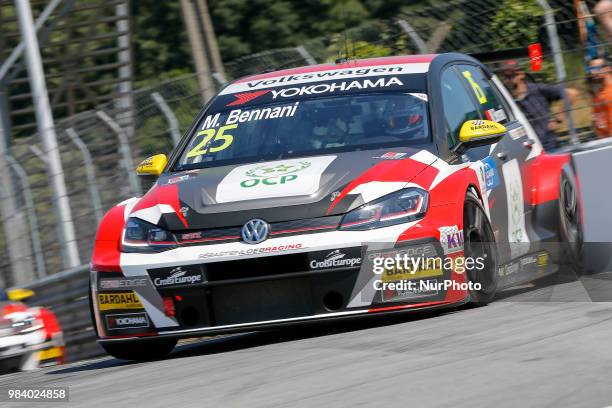 Mehdi Bennani from Morrocco in Volkswagen Golf GTI TCR of Sebastien Loeb Racing during the Race 1 of FIA WTCR 2018 World Touring Car Cup Race of...