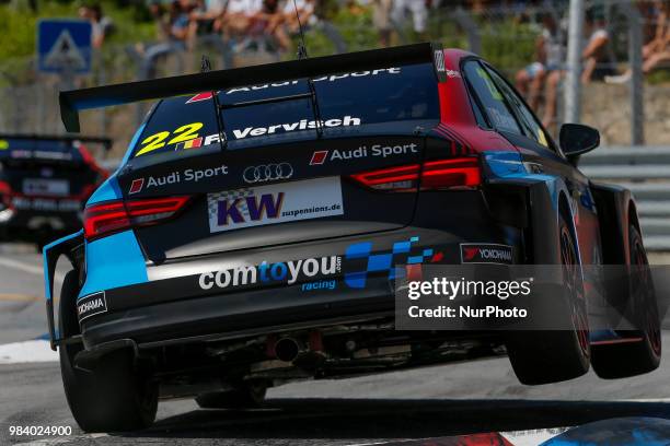 Frederic Vervisch during the Race 1 of FIA WTCR 2018 World Touring Car Cup Race of Portugal, Vila Real, June 23, 2018.