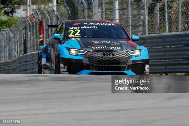 Frederic Vervisch during the Race 1 of FIA WTCR 2018 World Touring Car Cup Race of Portugal, Vila Real, June 23, 2018.