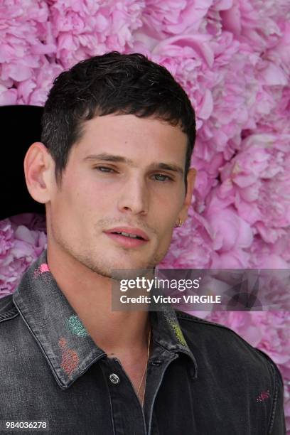 Jeremie Laheurte during the Dior Homme Menswear Spring/Summer 2019 fashion show as part of Paris Fashion Week on June 23, 2018 in Paris, France.