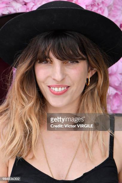 Lou Doillon during the Dior Homme Menswear Spring/Summer 2019 fashion show as part of Paris Fashion Week on June 23, 2018 in Paris, France.