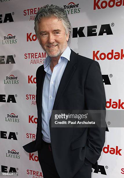 Actor Patrick Duffy arrives at the 2nd Annual Streamy Awards at The Orpheum Theatre on April 11, 2010 in Los Angeles, California.