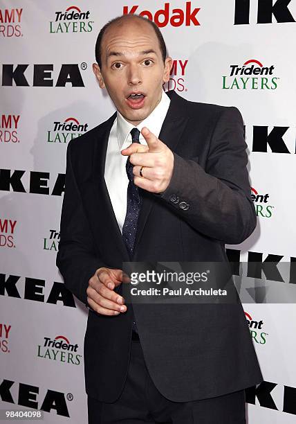 Actor Paul Scheer arrives at the 2nd Annual Streamy Awards at The Orpheum Theatre on April 11, 2010 in Los Angeles, California.