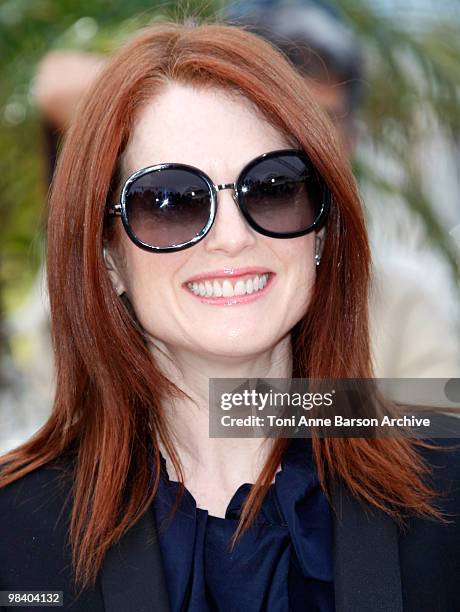 Actress Julianne Moore attends the "Blindness" photocall during the 61st Cannes International Film Festival on May 14, 2008 in Cannes, France.