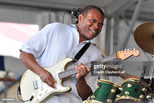 Robert Cray performing at the New Orleans Jazz & Heritage Festival on April 26,2009.