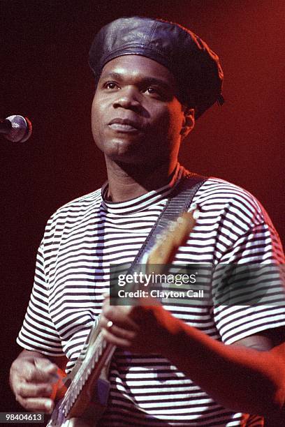 Robert Cray performing at the Warfield Theater in San Francisco on March 22, 1992.