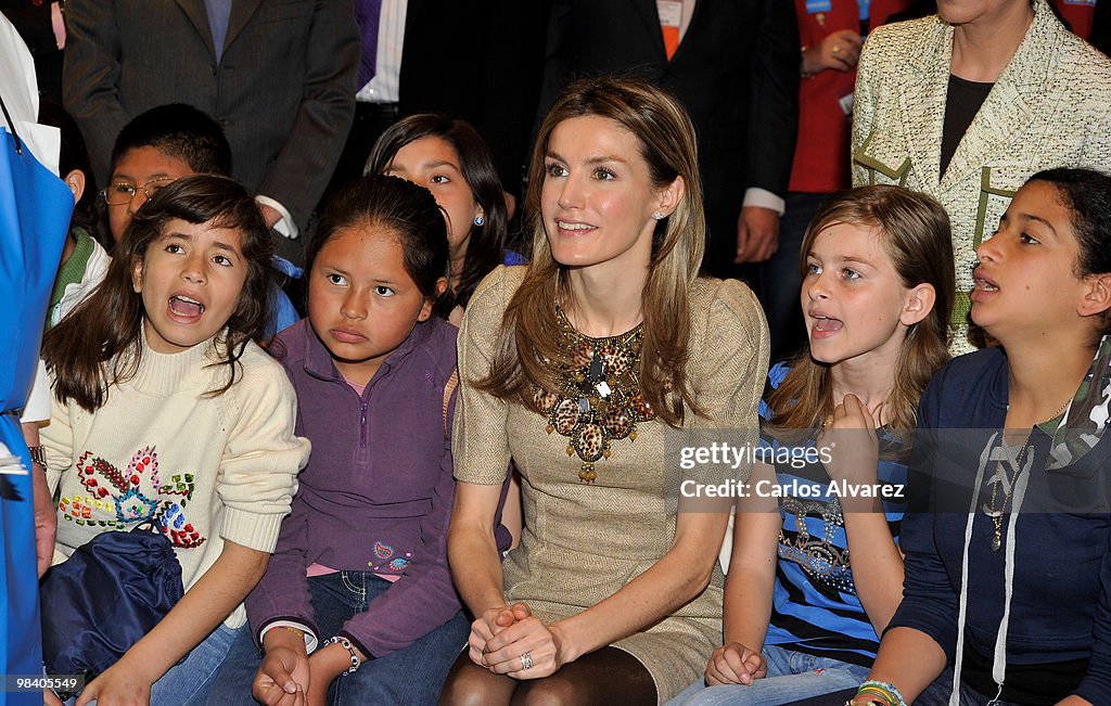 Princess Letizia Attends 'Salon De Gourmets International Fair'