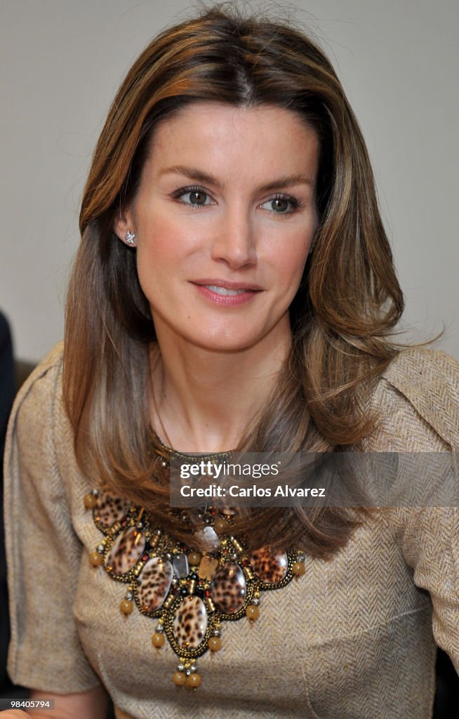 Princess Letizia Attends 'Salon De Gourmets International Fair'