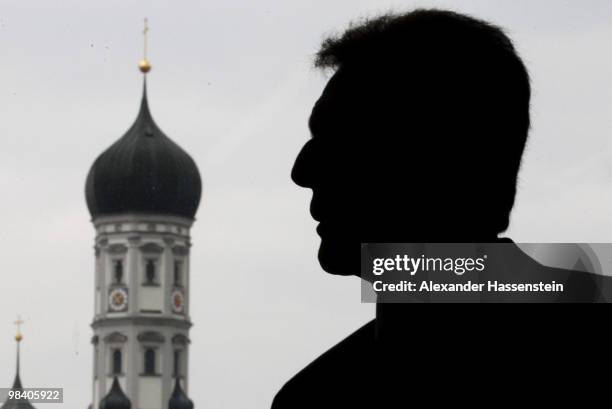 Manfred Amerell looks on prior to the court hearing at the county court Augsburg on April 12, 2010 in Augsburg, Germany.