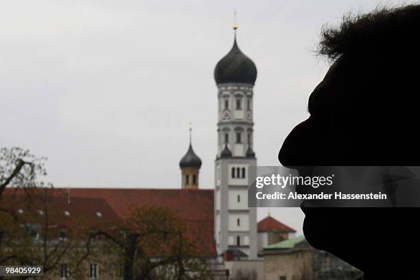 Manfred Amerell looks on prior to the court hearing at the county court Augsburg on April 12, 2010 in Augsburg, Germany.