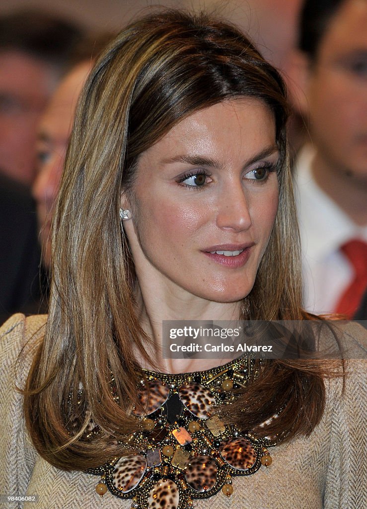 Princess Letizia Attends 'Salon De Gourmets International Fair'