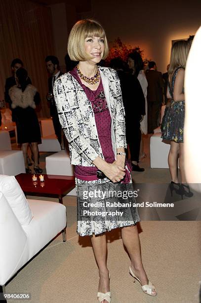 Anna Wintour attends the CFDA/Vogue Fashion Fund Awards at Skylight Studio on November 16, 2009 in New York City.