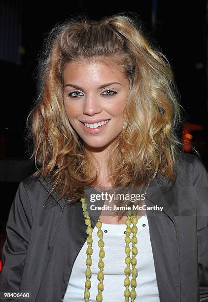 Annalynne McCord attends Tantra Nightclub and Sanctuary in St. Maarten on April 10, 2010 in Netherlands Antilles.