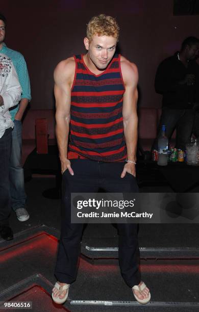 Kellan Lutz attends Tantra Nightclub and Sanctuary in St. Maarten on April 10, 2010 in Netherlands Antilles.