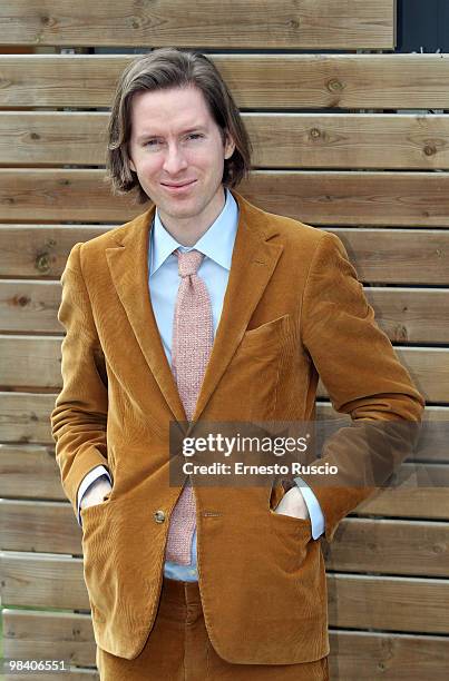 Director Wes Anderson attends the 'Fantastic Mr Fox' photocall at La Casa Del Cinema on April 12, 2010 in Rome, Italy.