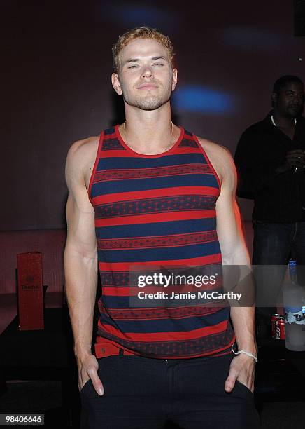Kellan Lutz attends Tantra Nightclub and Sanctuary in St. Maarten on April 10, 2010 in Netherlands Antilles.