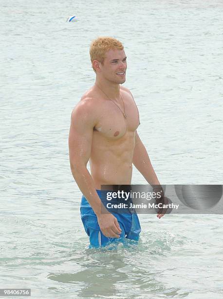 Kellan Lutz visits the Westin Dawn Beach Hotel in St. Maarten at Tantra Nightclub and Sanctuary on April 10, 2010 in Netherlands Antilles.
