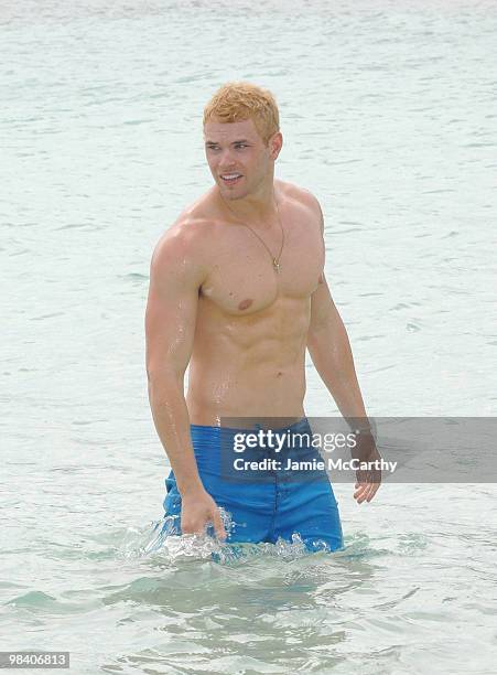 Kellan Lutz visits the Westin Dawn Beach Hotel in St. Maarten at Tantra Nightclub and Sanctuary on April 10, 2010 in Netherlands Antilles.