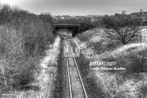 ghost train colne to nelson - ghost train stock pictures, royalty-free photos & images