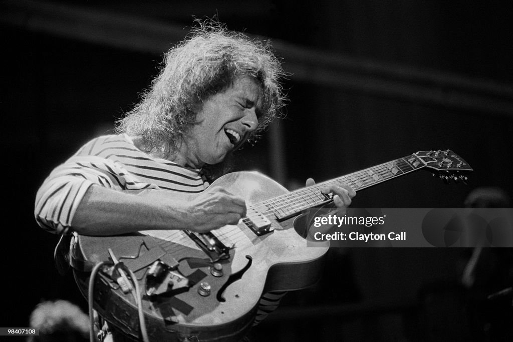 Pat Metheney performing at the Greek Theater in Berkeley, California ...