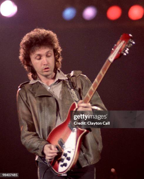 Mike Campbell performing live onstage with Tom Petty & The Heartbreakers at the Cow Palace in San Francisco on June 26, 1981. He plays a Rickenbacker...