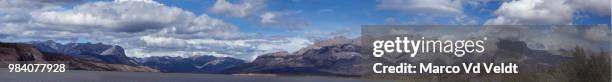 panorama of athabasca river - athabasca river stock pictures, royalty-free photos & images