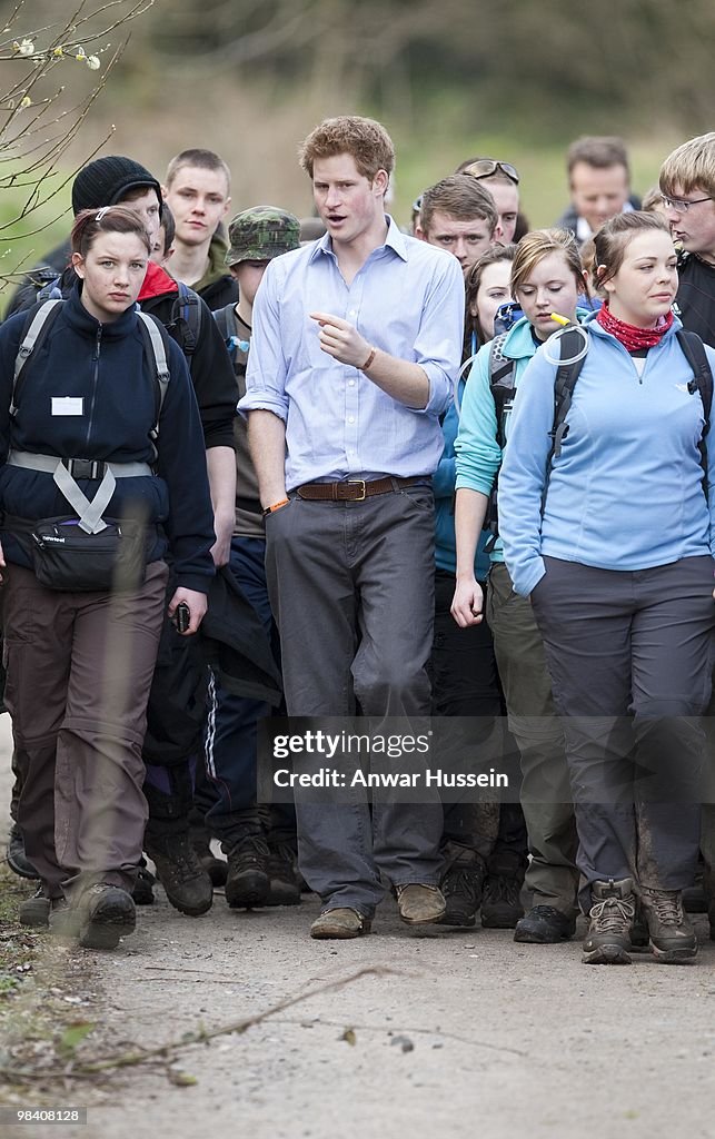 Prince Harry Meets Army Cadets