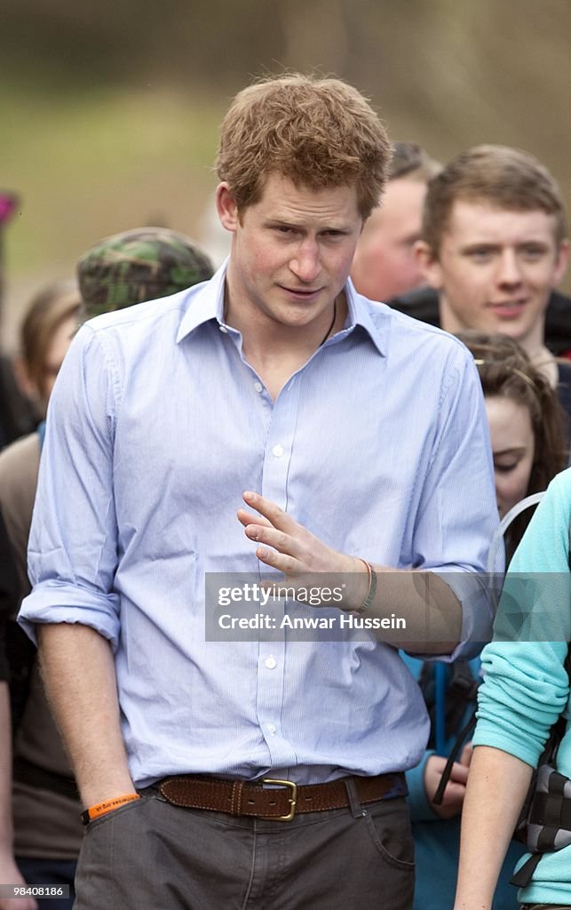 Prince Harry Meets Army Cadets