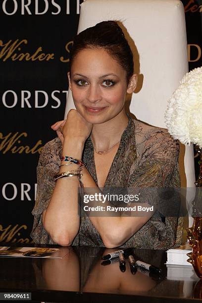 Nicole Richie appears at Nordstrom in Chicago, Illinois on APRIL 10, 2010.