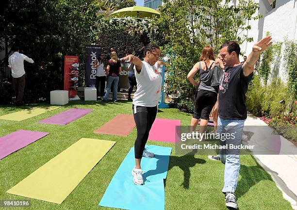 General view of atmosphere at the Reebok Toning Experience at Sunset Marquis Hotel & Villas on April 9, 2010 in West Hollywood, California.
