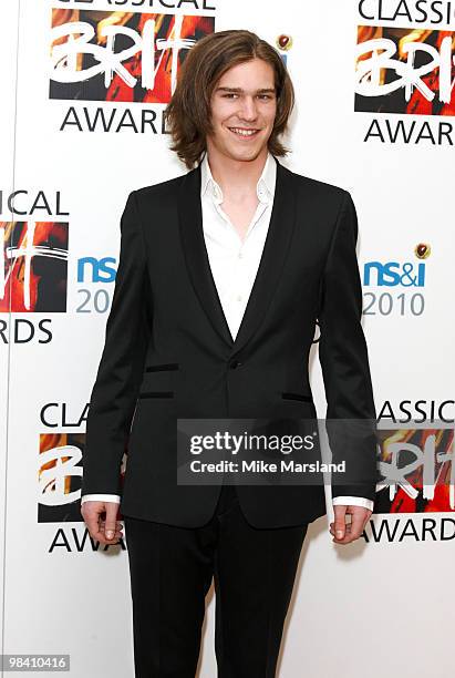 Amaury Vassili attends the 2010 Classical Brit Awards nomination launch held at The Mayfair Hotel on April 12, 2010 in London, England.