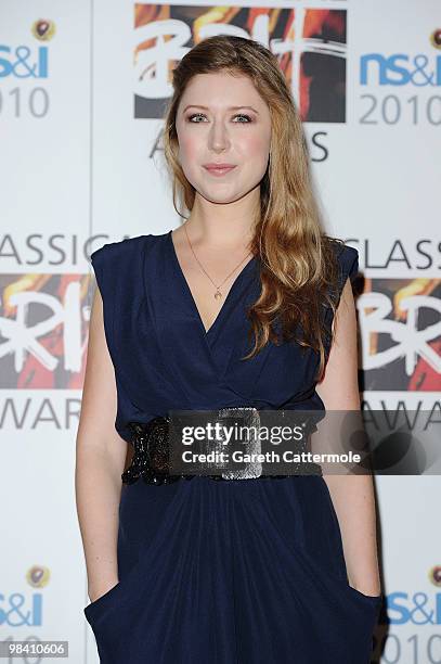 Singer\songwriter Hayley Westenra attends the 2010 Classical Brit Awards nomination launch held at The Mayfair Hotel on April 12, 2010 in London,...