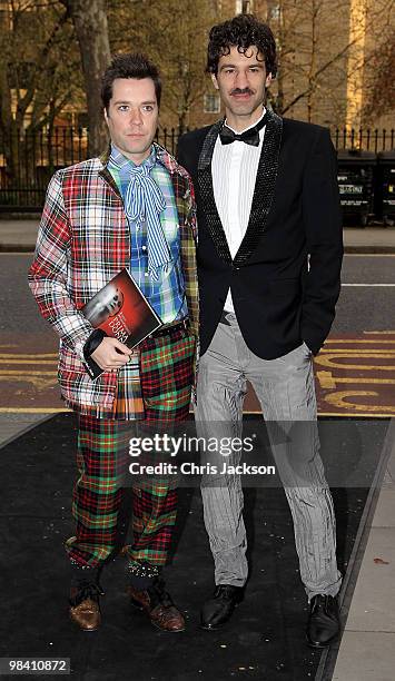 Rufus Wainwright arrives at the Prima Donna opening night at Sadler's Wells on April 12, 2010 in London, England.