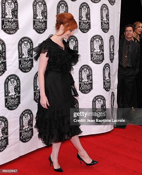 Actress Christina Hendricks attends attends the 42nd Annual Academy of Magical Arts Awards at Avalon on April 11, 2010 in Hollywood, California.