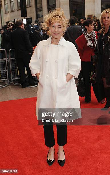 Zoe Wanamaker attends the 'It's a Wonderful Afterlife' UK Premiere at the Odeon West End cinema on April 12, 2010 in London, England.