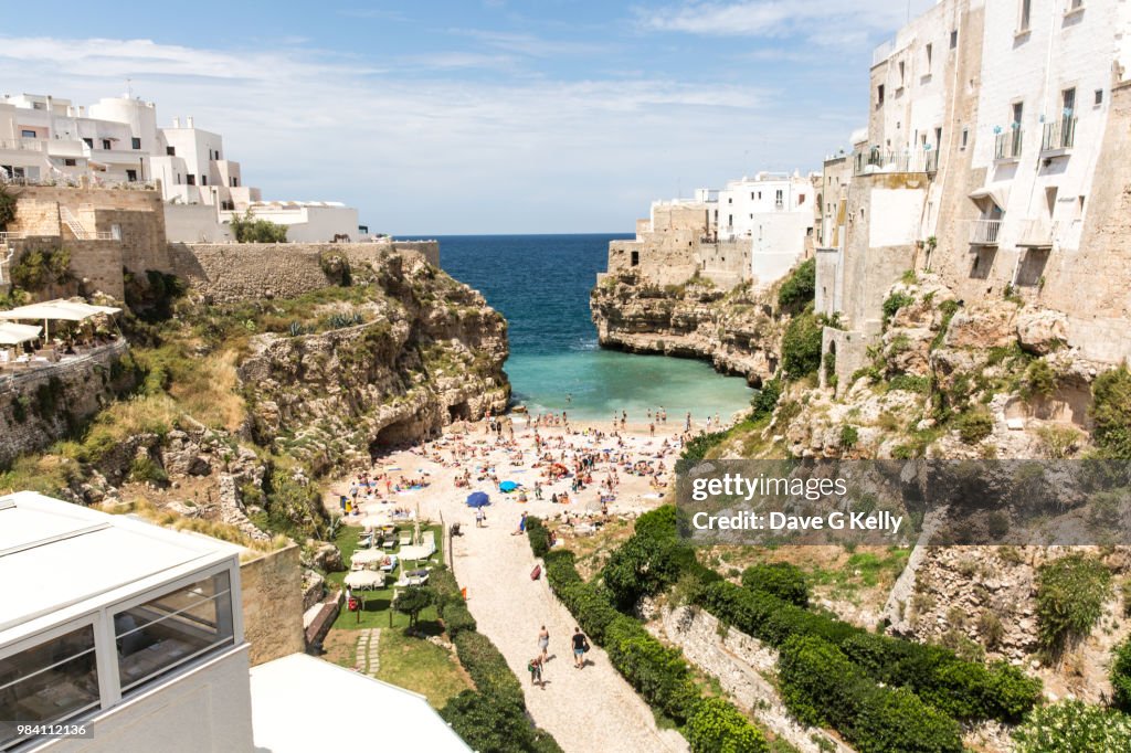 Clifftop Coastal Town Beach