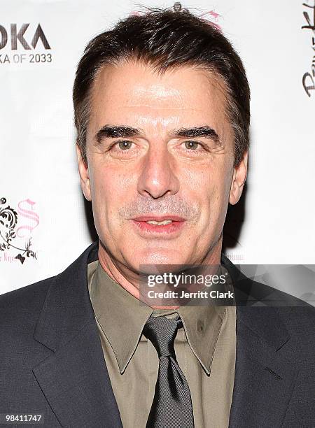 Actor Chris Noth attends Masks and Mayhem at Solo Restaurant on February 27, 2010 in New York City.