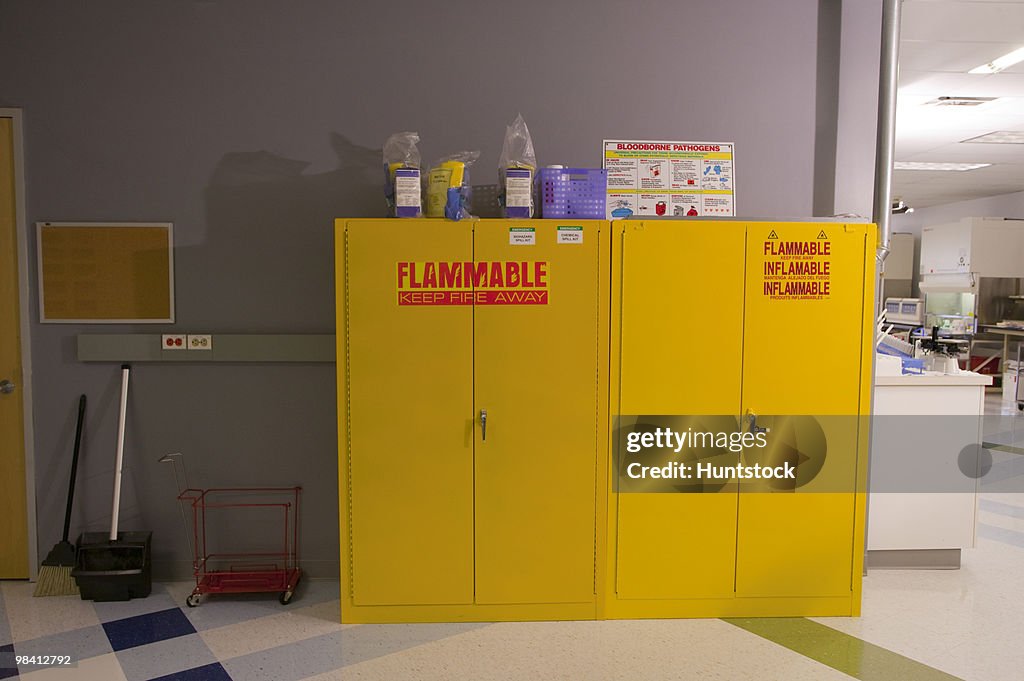 Interiors of a laboratory